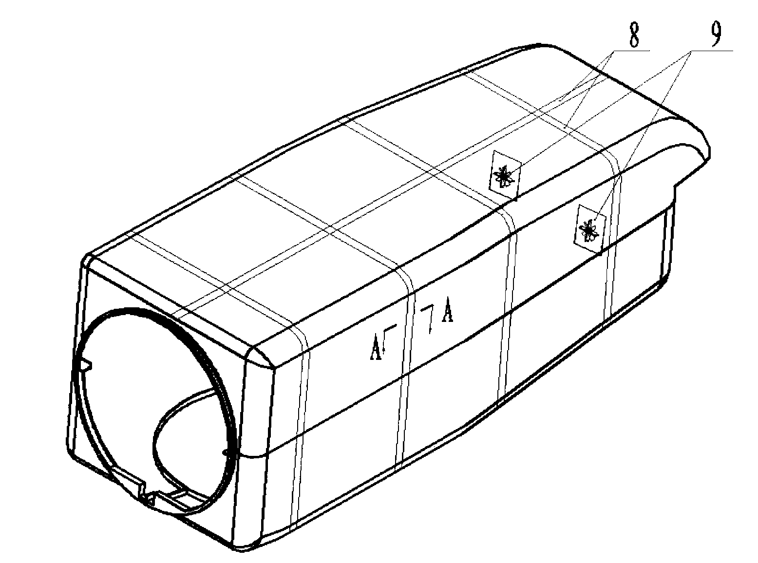 Sound insulation and noise reduction type cabin cover of wind power generator