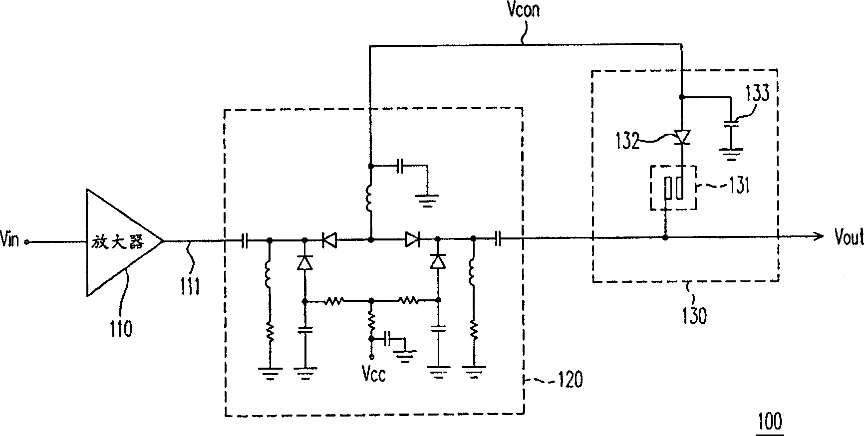 Automatic gain control circuit and its automatic attenuating circuit and variable attenuater