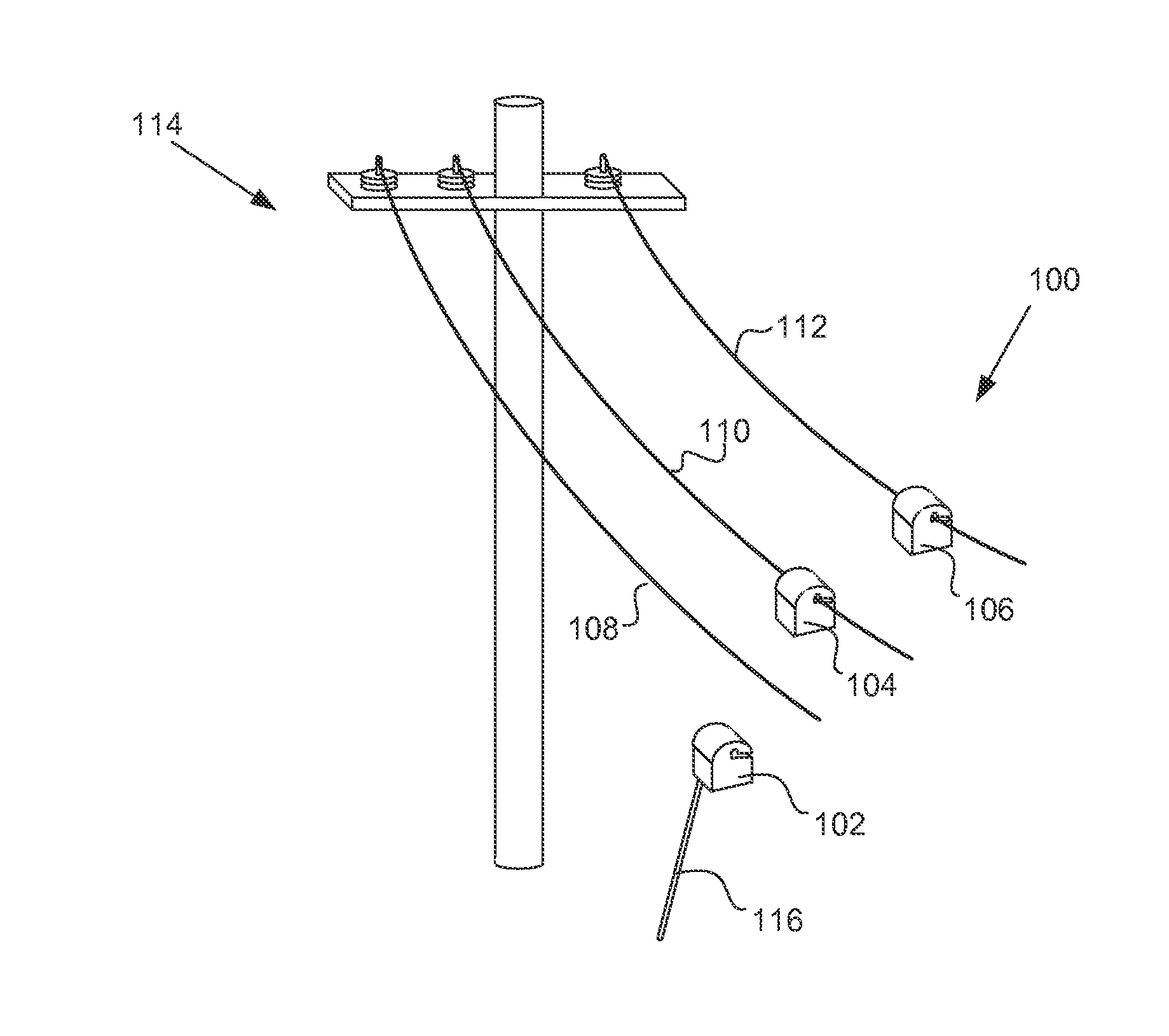 Power Conductor Monitoring Device and Method of Calibration