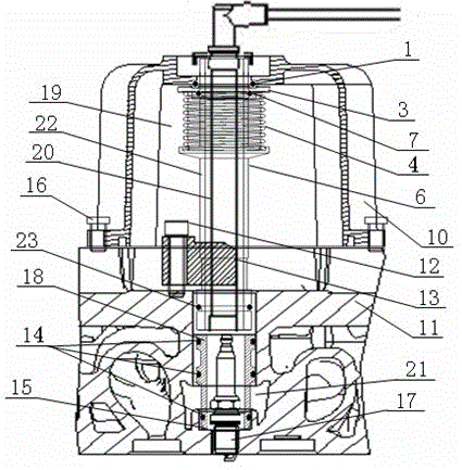 Elastic adjustable sparking plug sealing structure