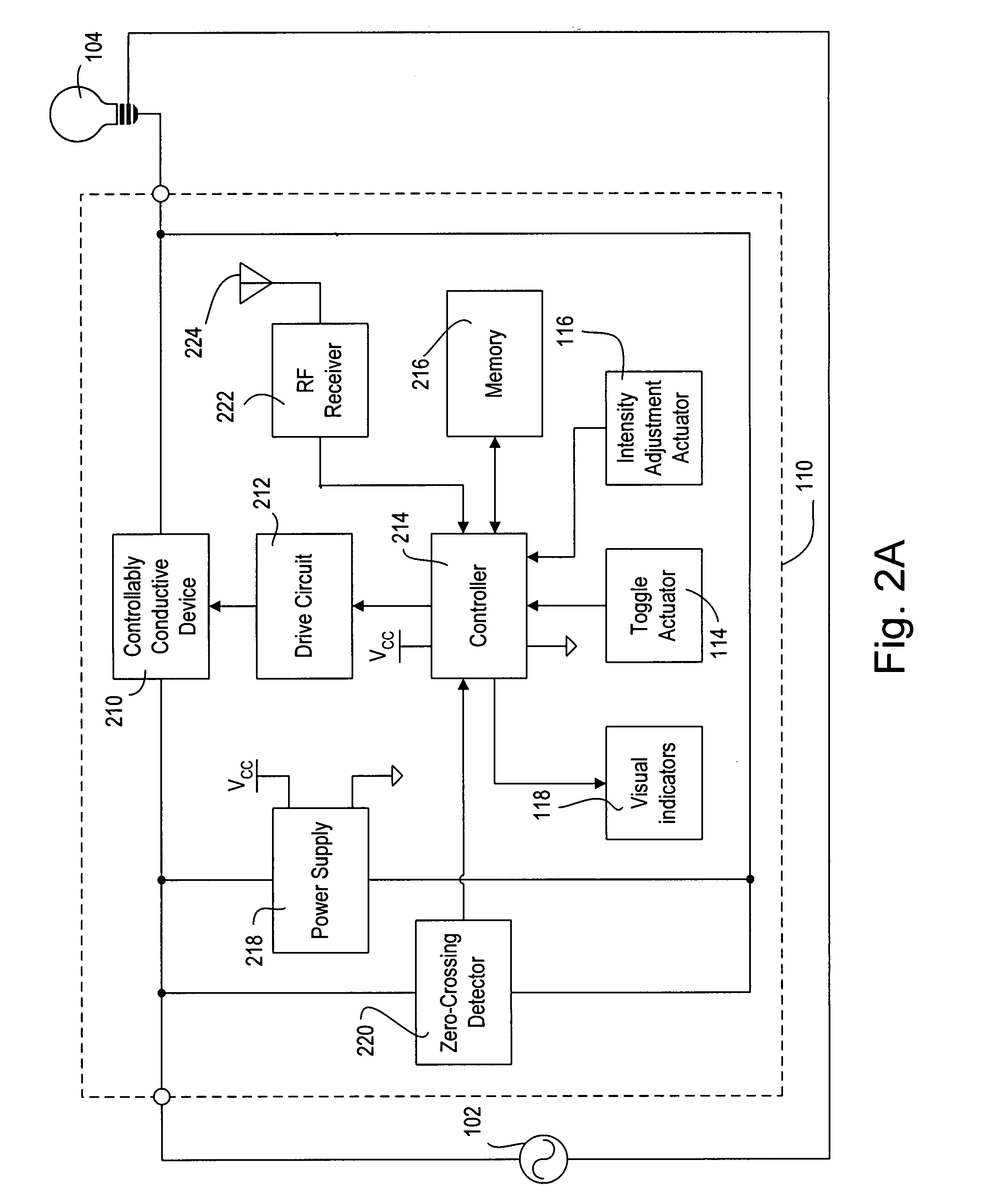 Method of programming a lighting preset from a radio-frequency remote control