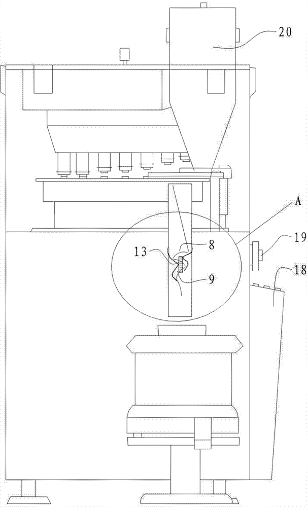 Multi-vibrating-reed rotary tablet press