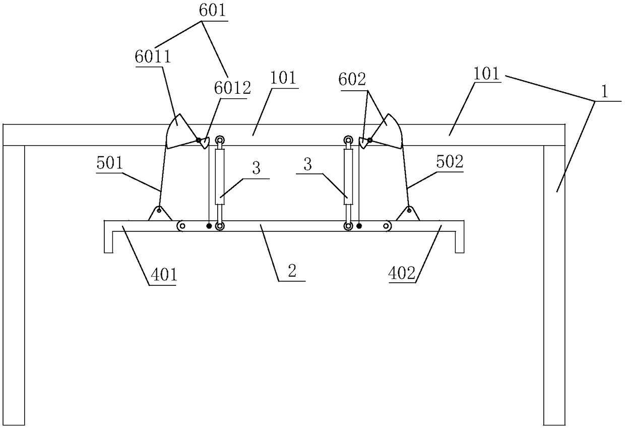 Automatic-swinging type covering and uncovering device