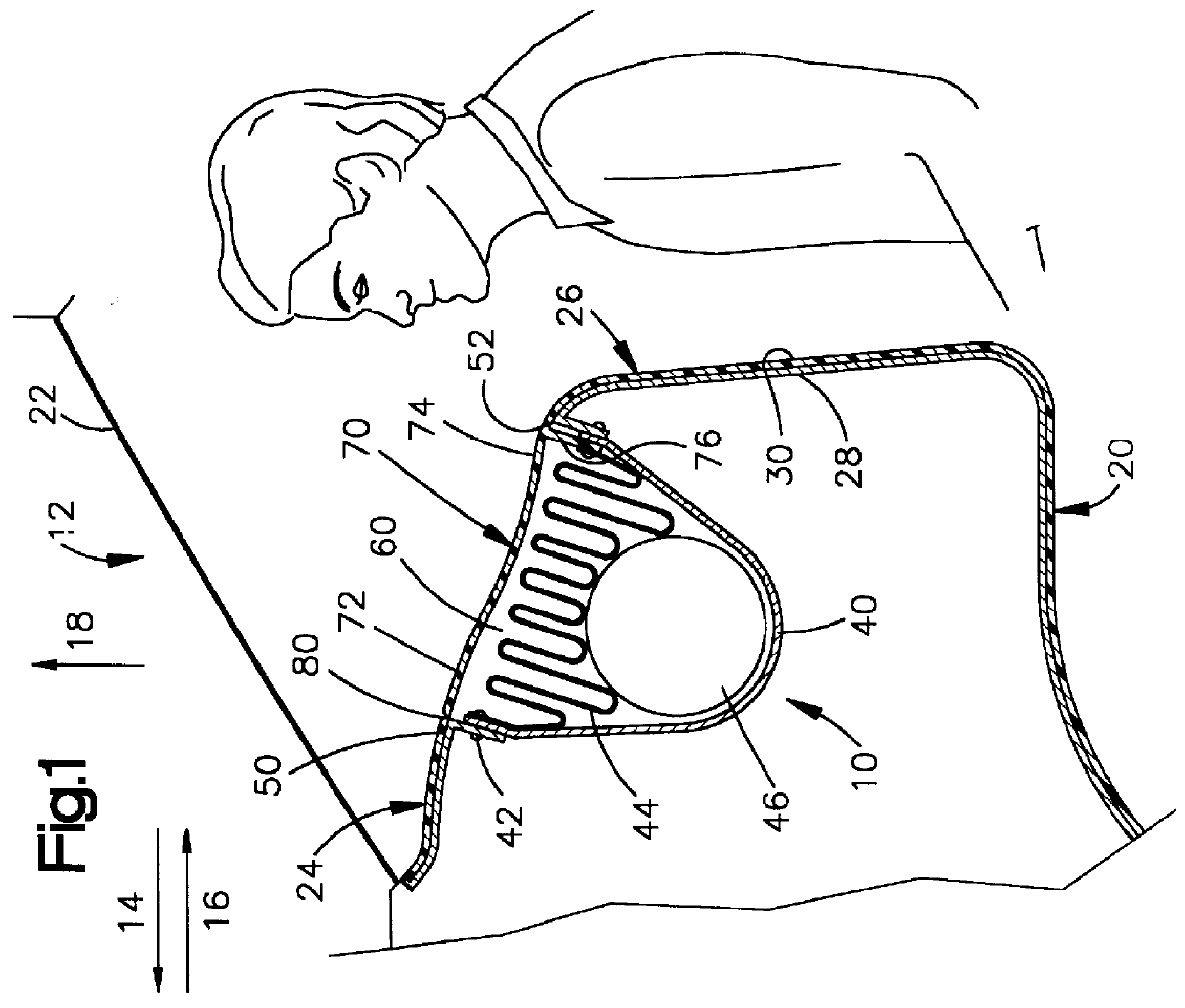 Deployment door for air bag module