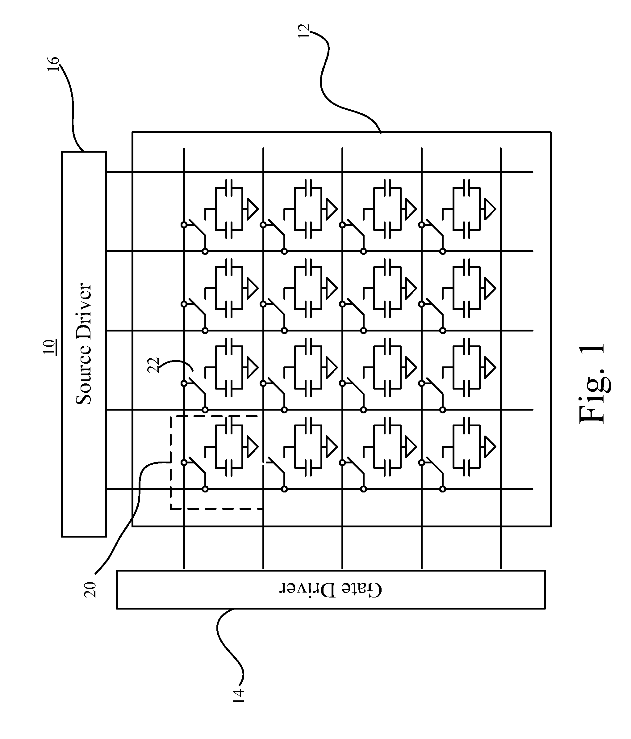 Gate Driver for Narrow Bezel LCD