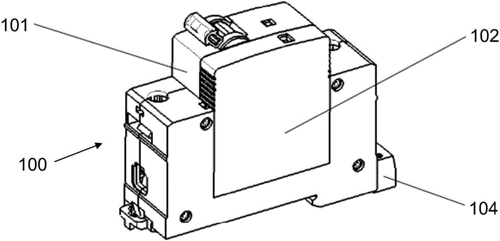 Surge protection device with short circuit current protection function