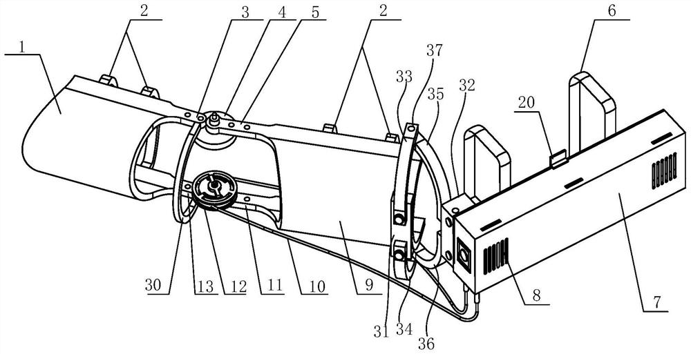 Elbow joint exoskeleton rehabilitation training robot