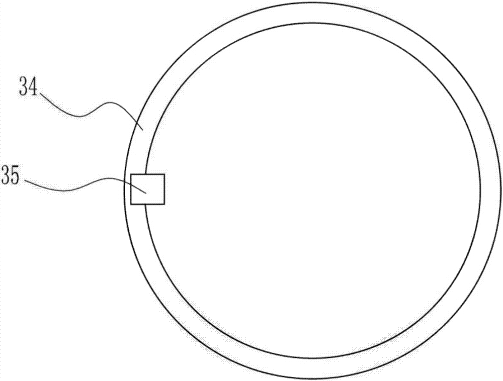 Solid drug powder grinding device for otolaryngology department