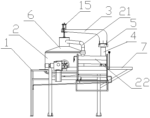 An automatic retort pot cover opening equipment and brewing production line