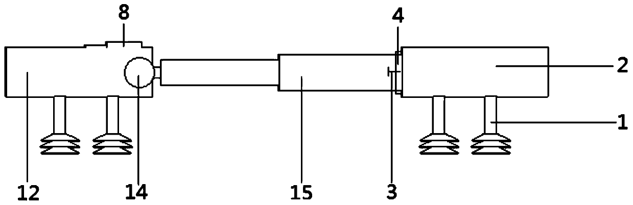 Building construction quality actual measurement data acquisition device