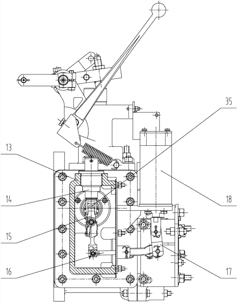 A diesel engine safety protection device