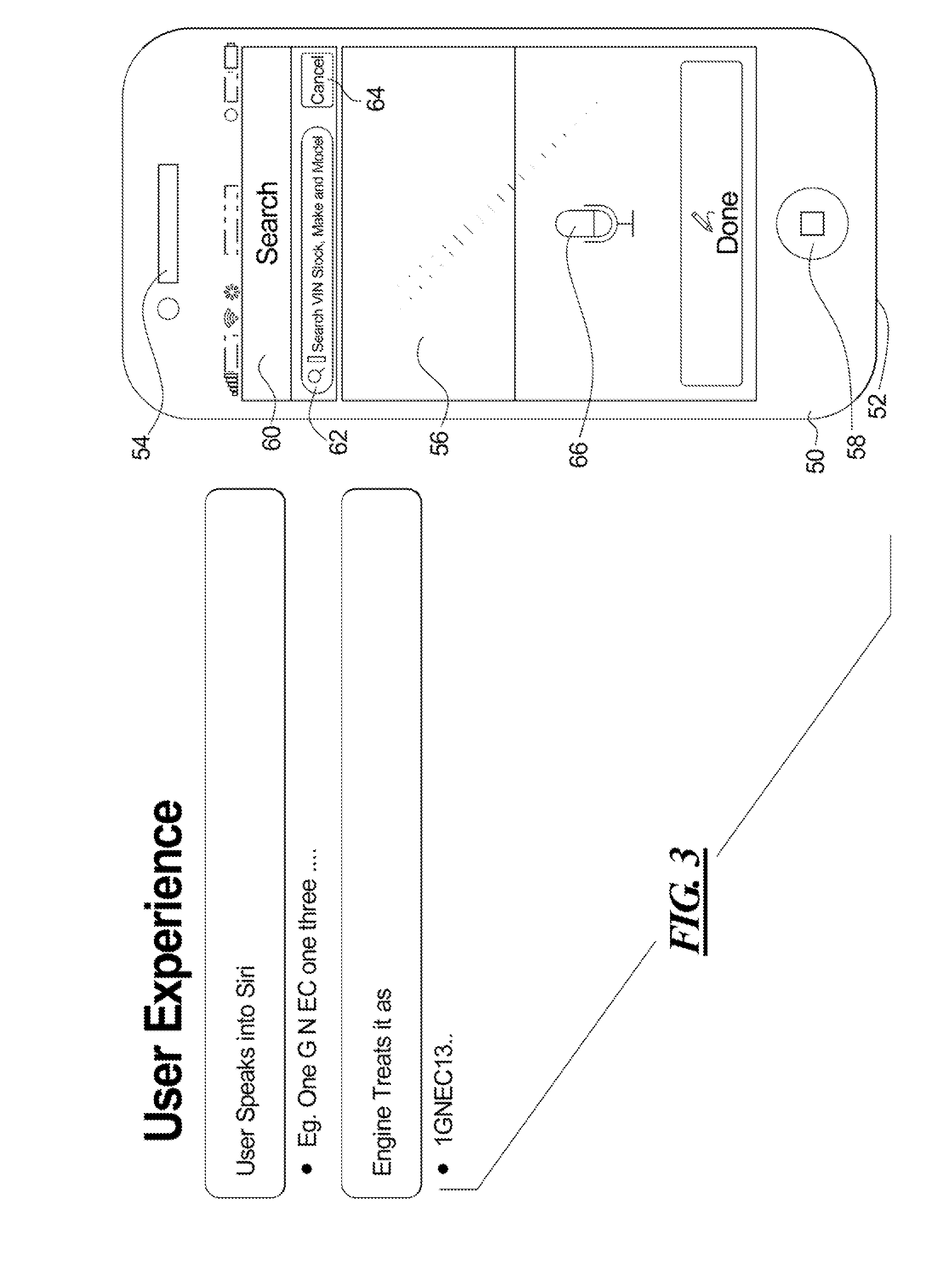 Voice entry VIN method and apparatus