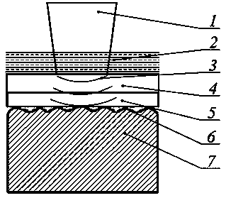 Polishing method and device based on laser shock wave