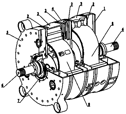 Wear-resistant environment-friendly low-energy-consumption 8-shaped rotor engine as well as rotor and acting method thereof