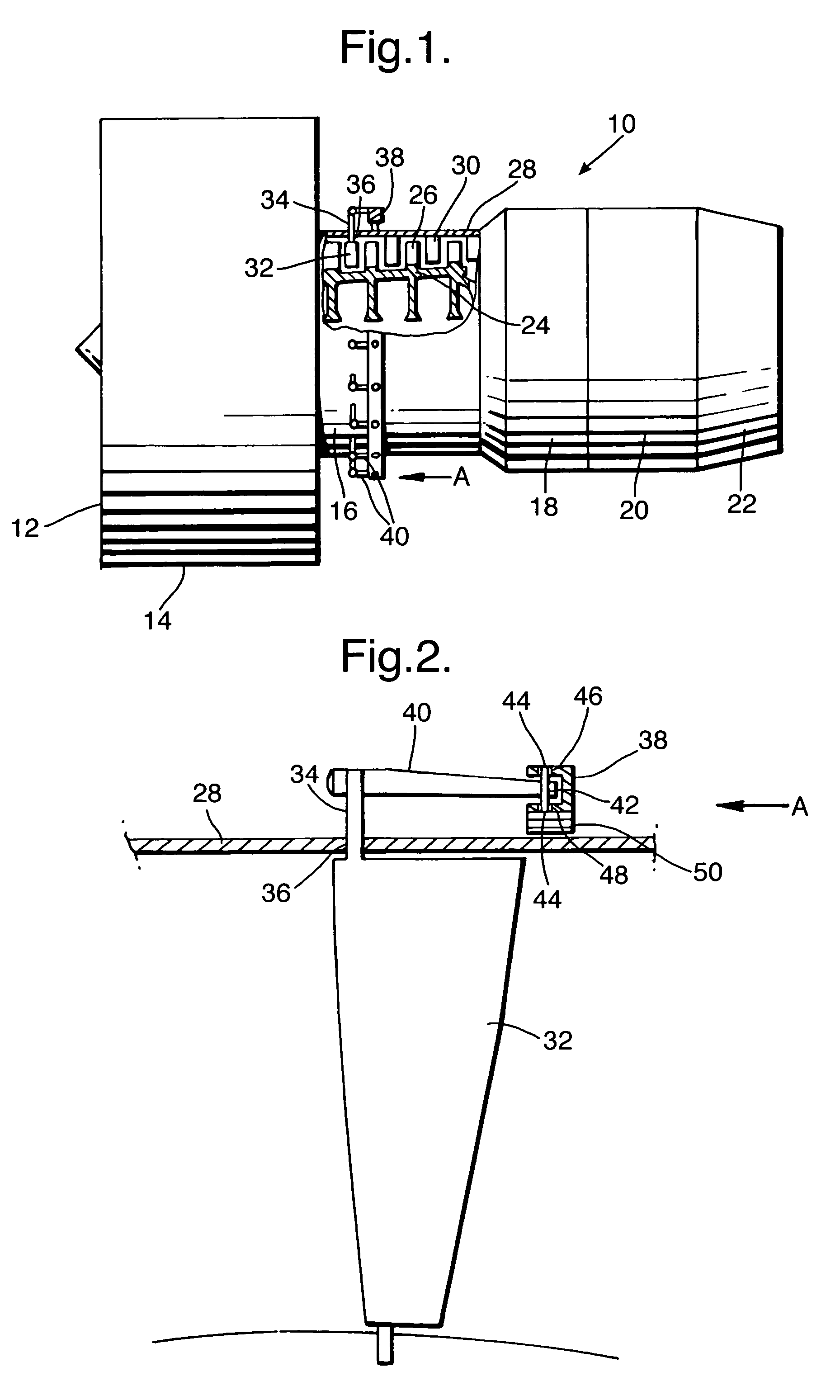 Variable stator vane arrangement for a compressor