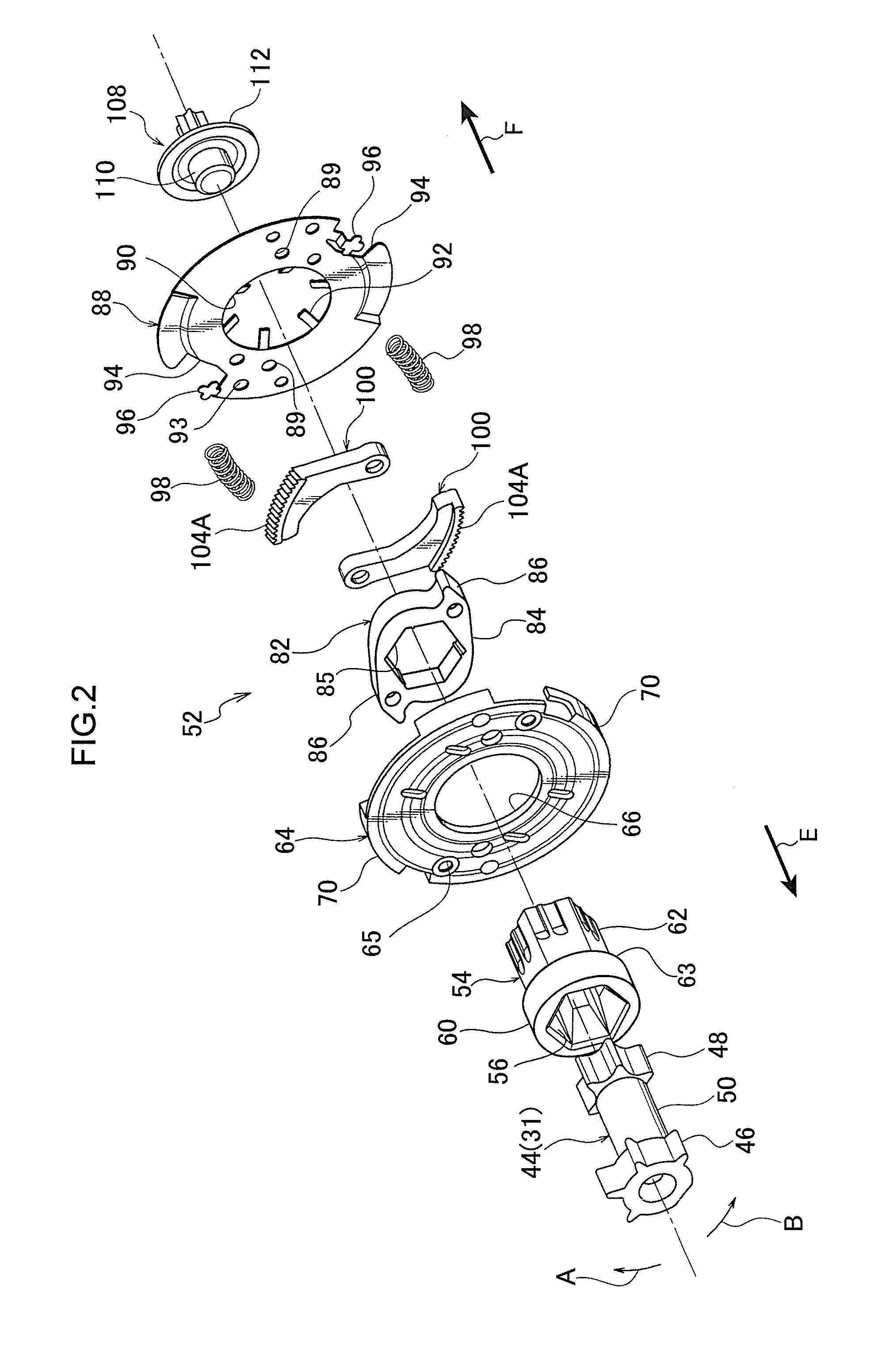 Webbing retractor