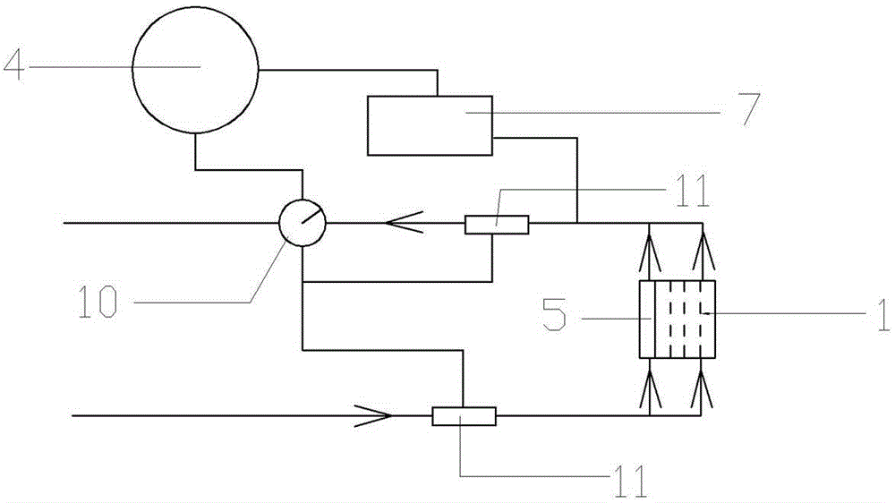 Household wireless intelligent and stepless adjusting temperature control system