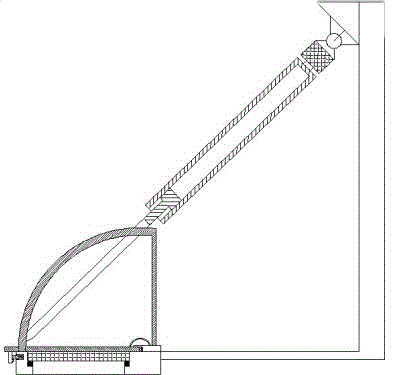 Seal bin gate system provided with lock pin and driven by screw rod