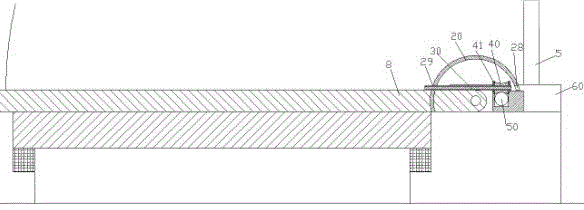 Seal bin gate system provided with lock pin and driven by screw rod