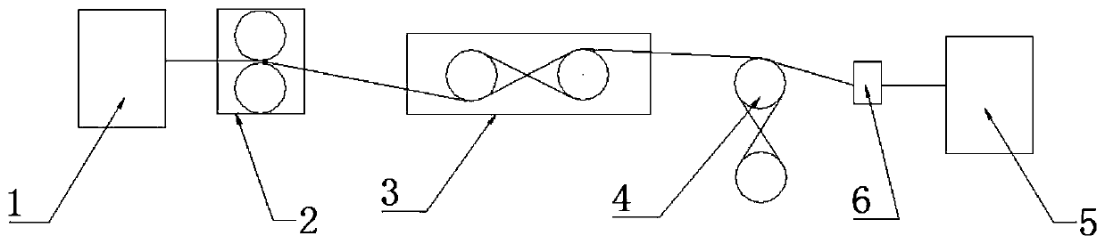 Broken cord thread wet-drawn wire identifying device