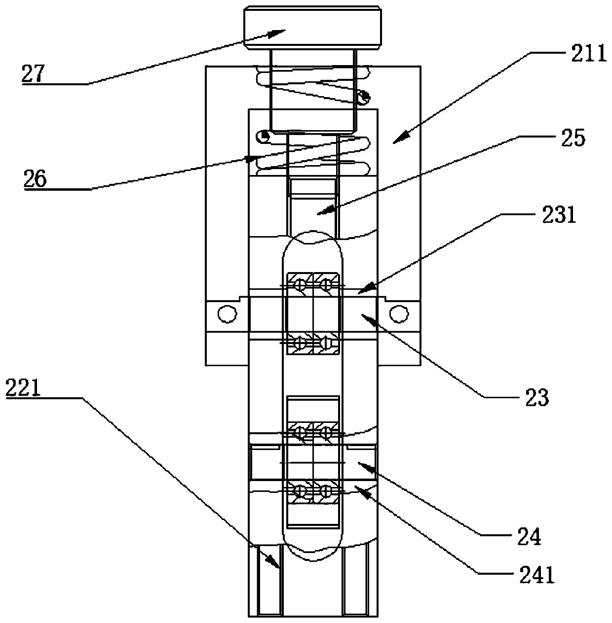 Broken cord thread wet-drawn wire identifying device