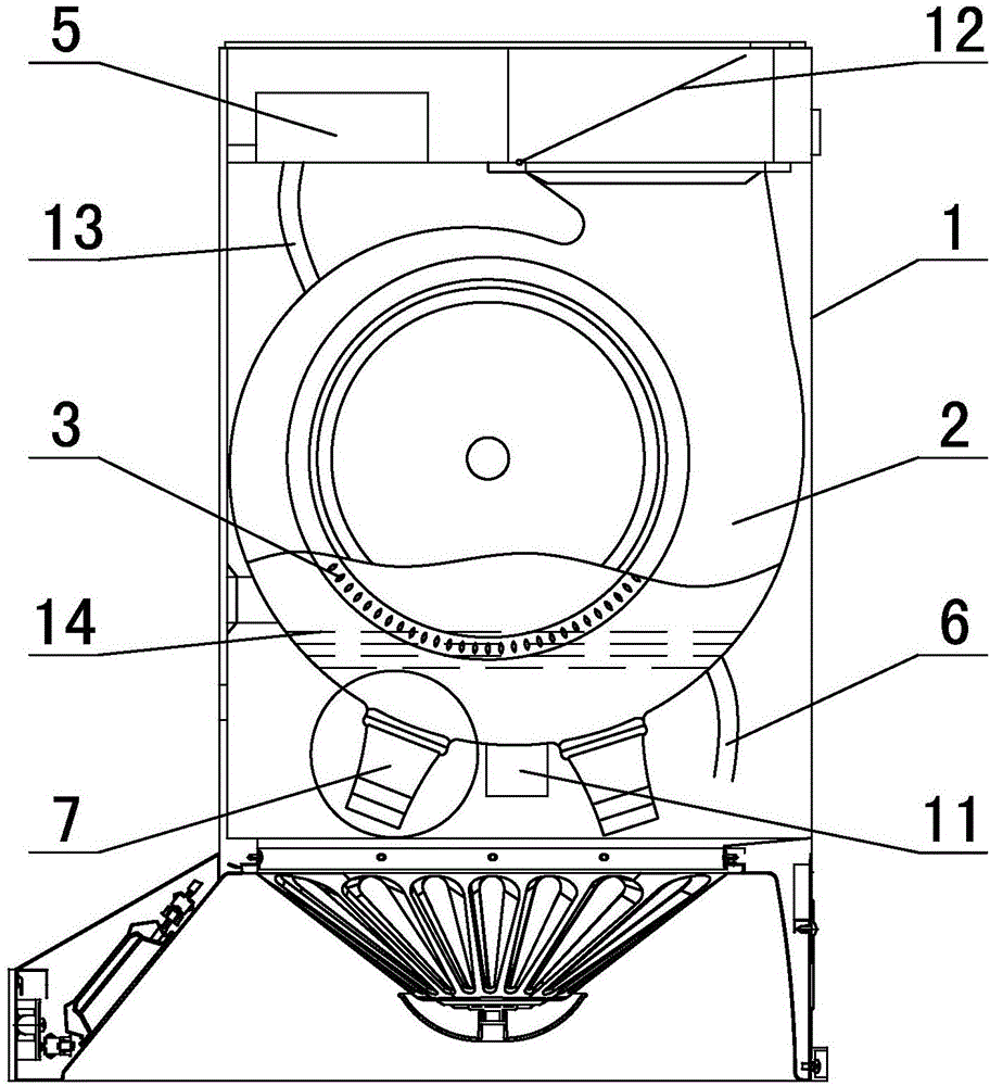 Ultrasonic self-cleaned extractor hood and method thereof