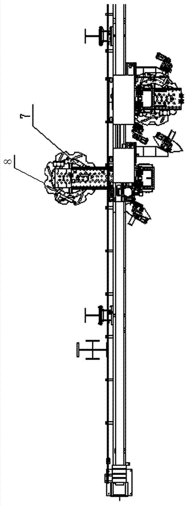 Tire blank three-dimensional truss robot automatic conveying line