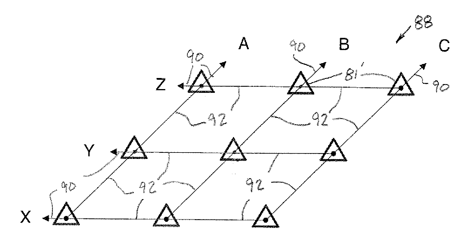 Emitter array configurations for a stationary CT system