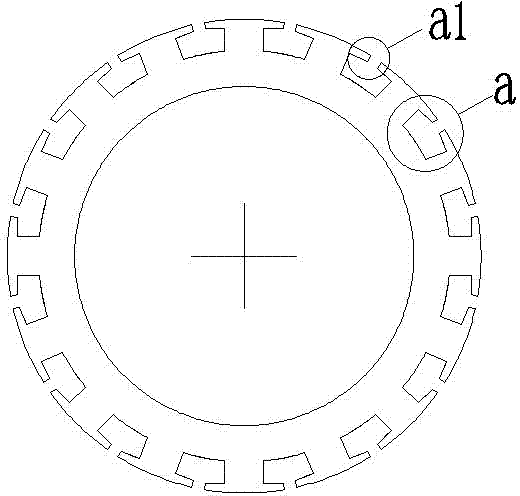 Motor inner stator with adjustable outer diameter and manufacture method of motor inner stator