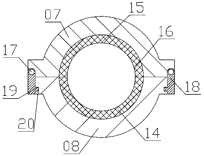 Welding device of radiating tube of radiator