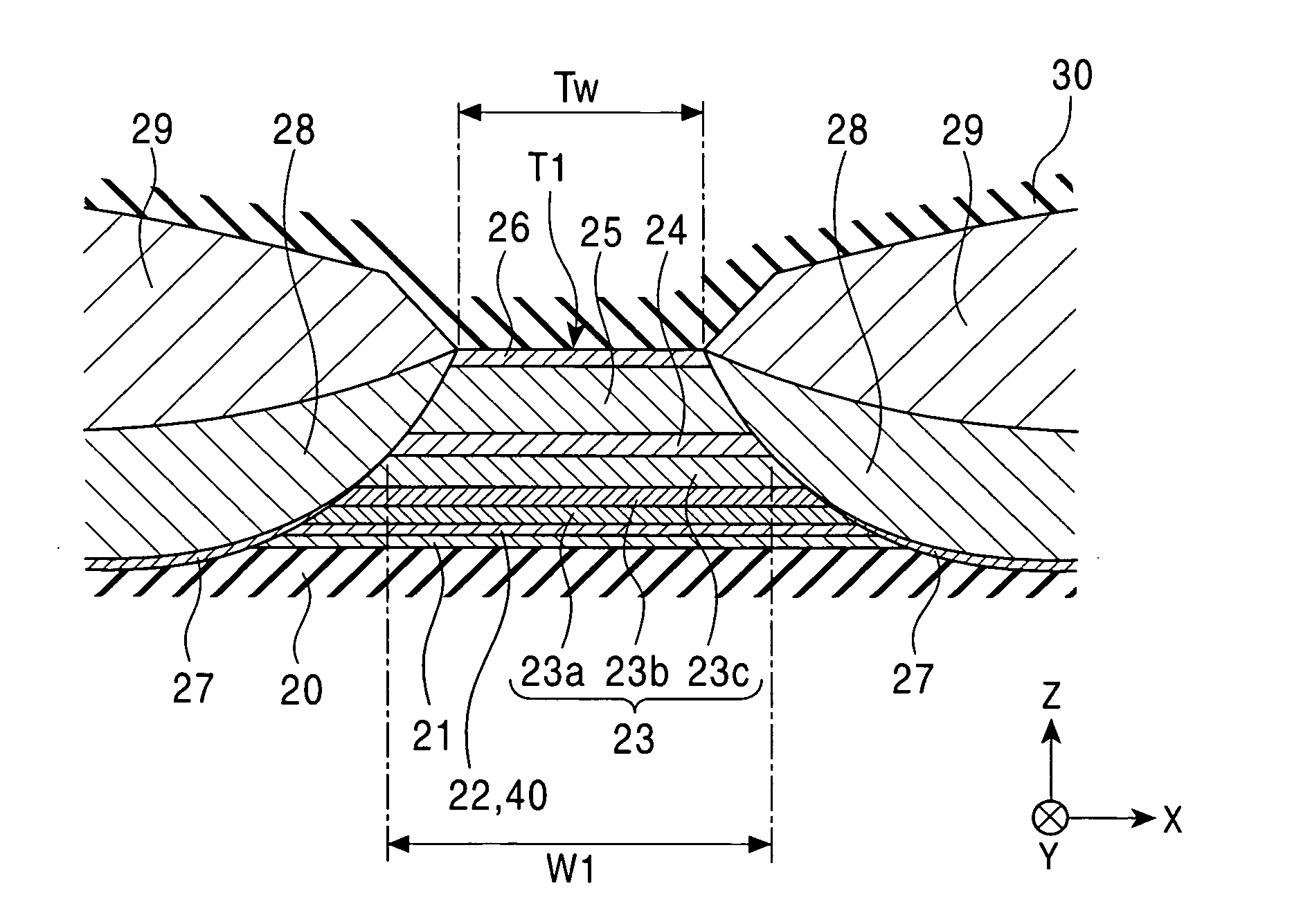 Spin-valve magnetoresistive element having fixed magnetic layer of epitaxal laminate including magnetic layer and nonmagnetic layer