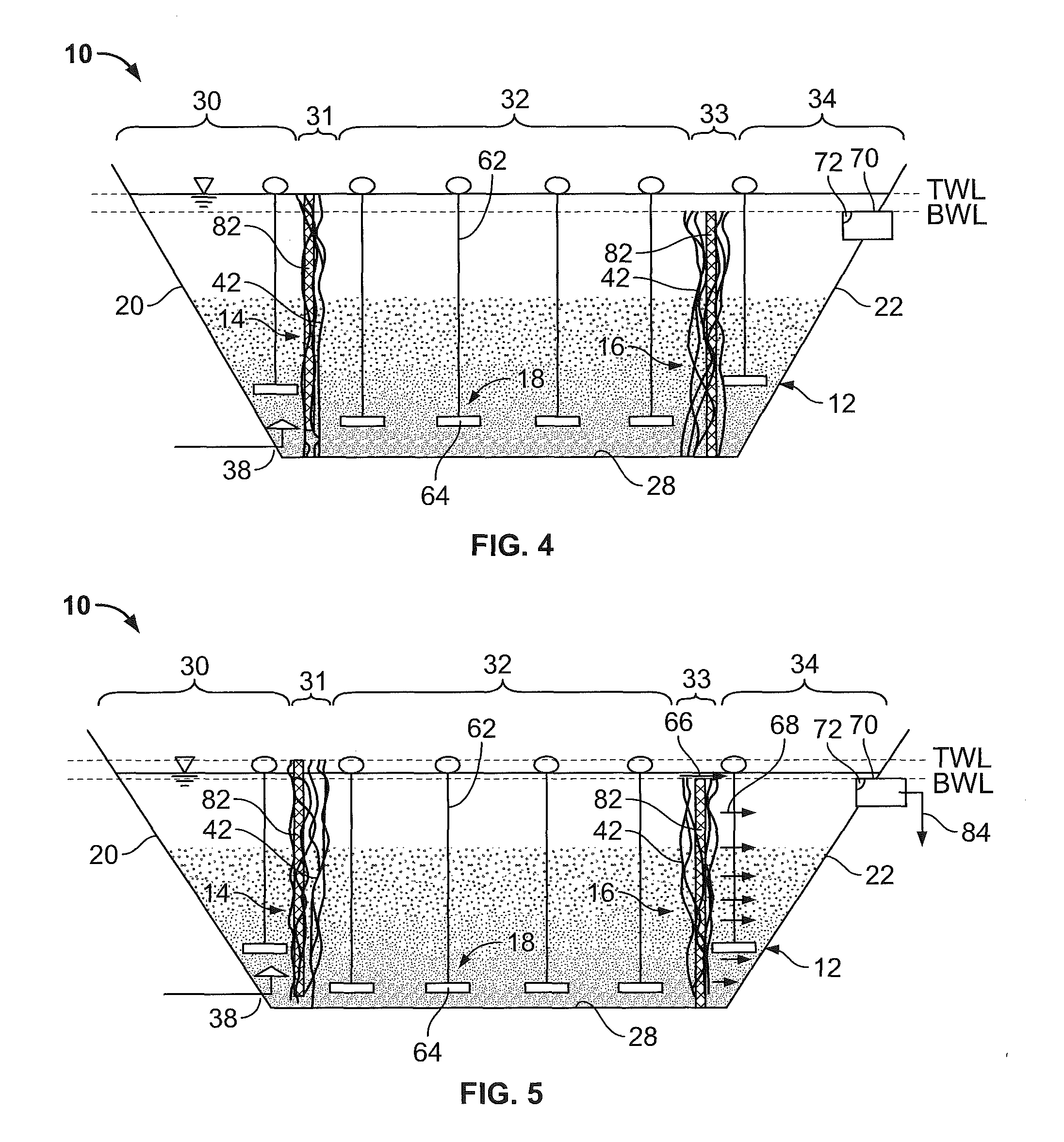 Decanted bio-balanced reactor and method