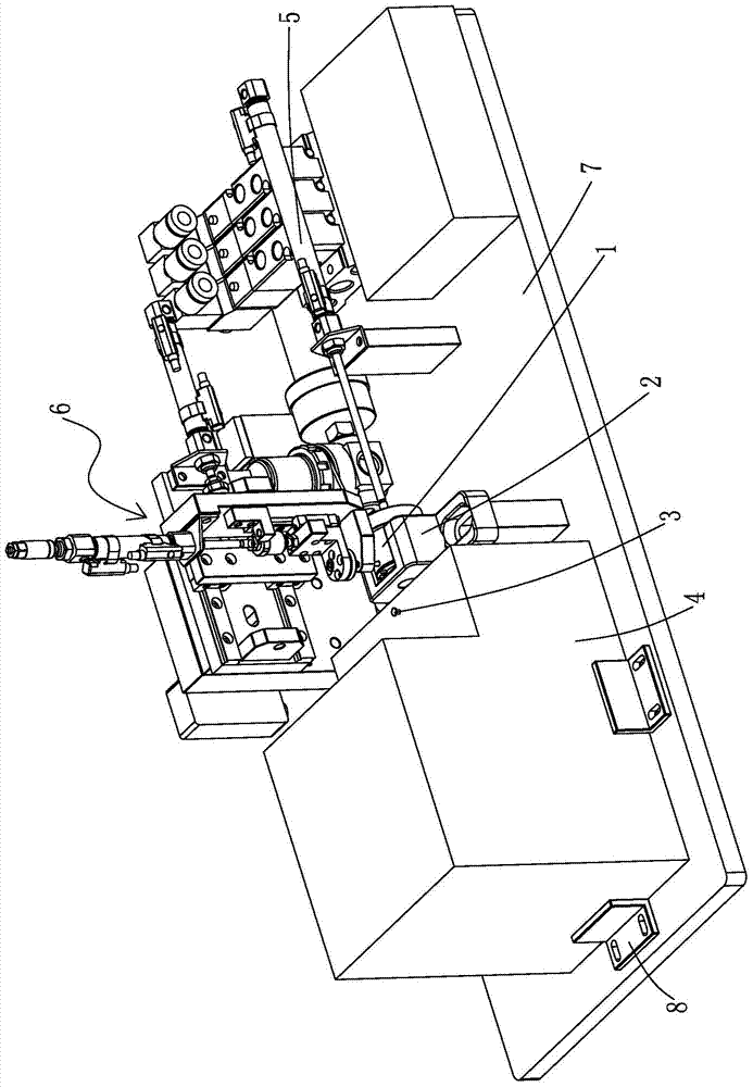 A pin automatic pressing device