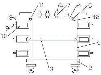 Stainless steel trolley