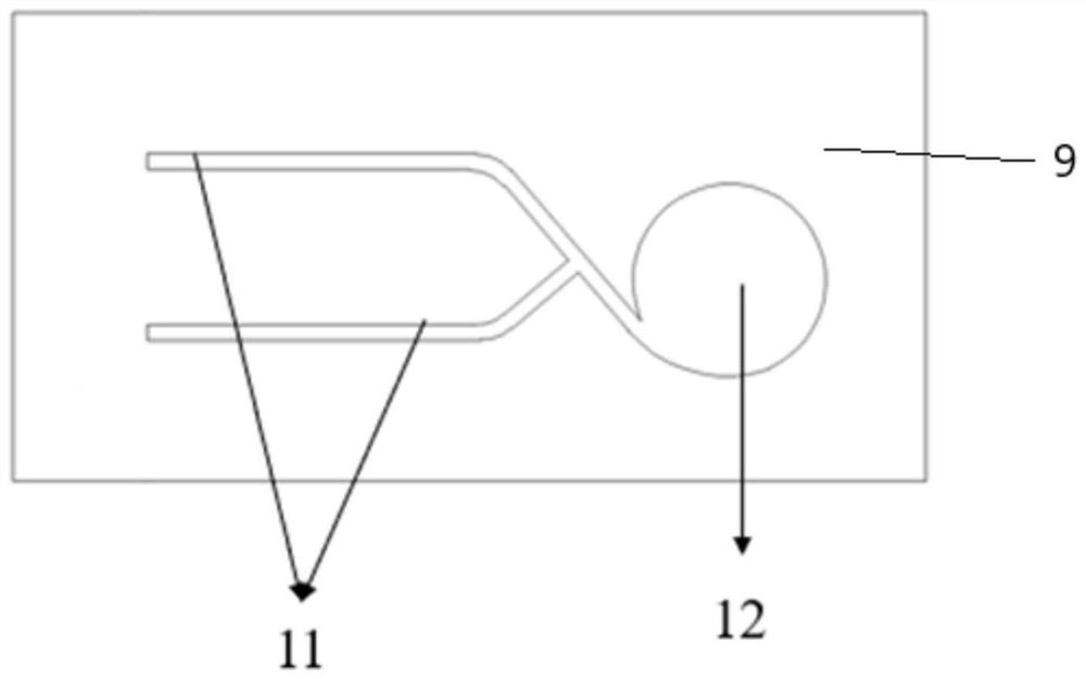 Energetic liquid laser-enhanced propulsion device based on microfluidic technology