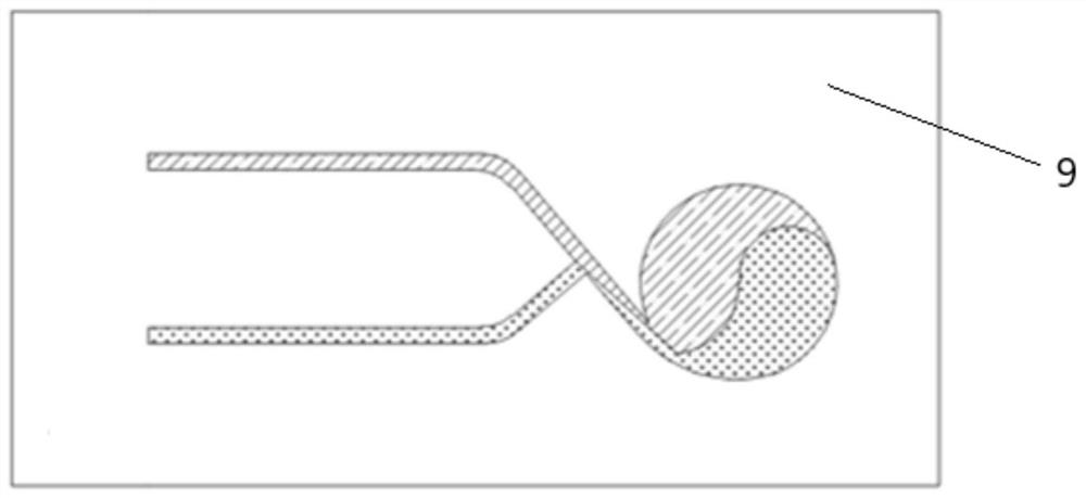 Energetic liquid laser-enhanced propulsion device based on microfluidic technology