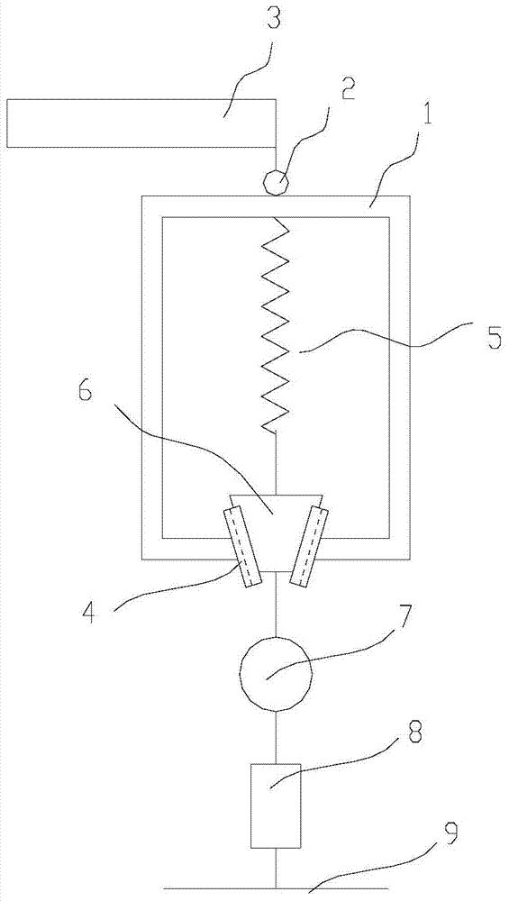 Distribution line typhoon-preventing integrated device capable of achieving pole and wire protecting and achieving pole protecting, wire abandoning, energy absorbing and disengaging