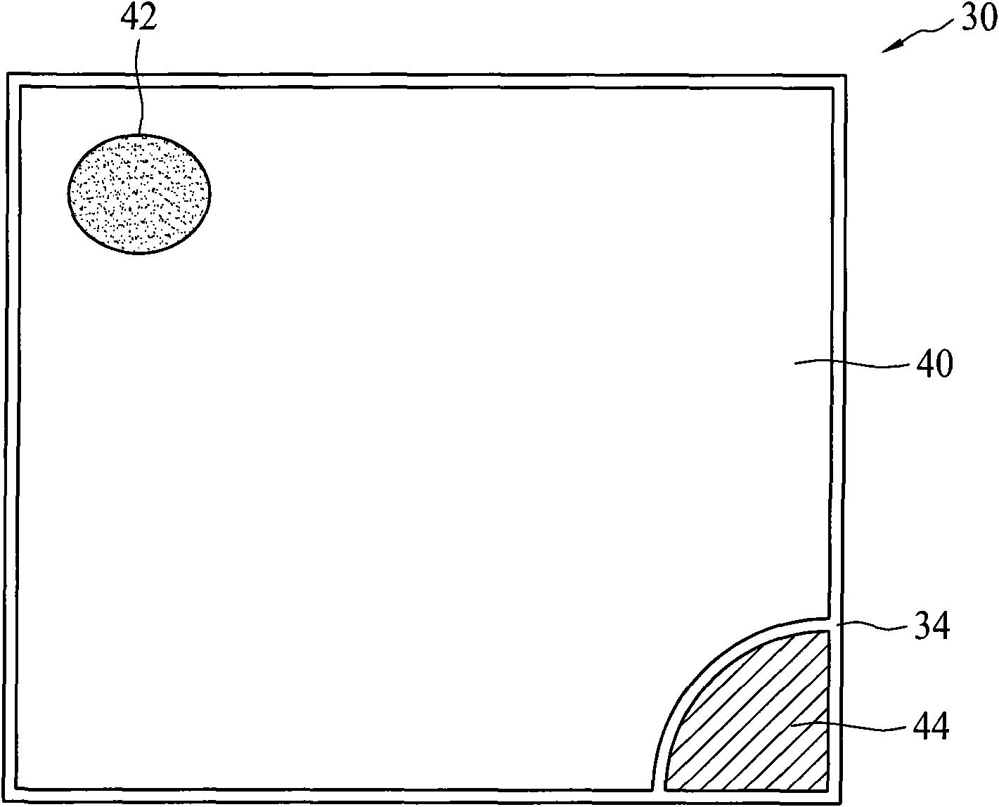 Electrode structure and light emitting element thereof