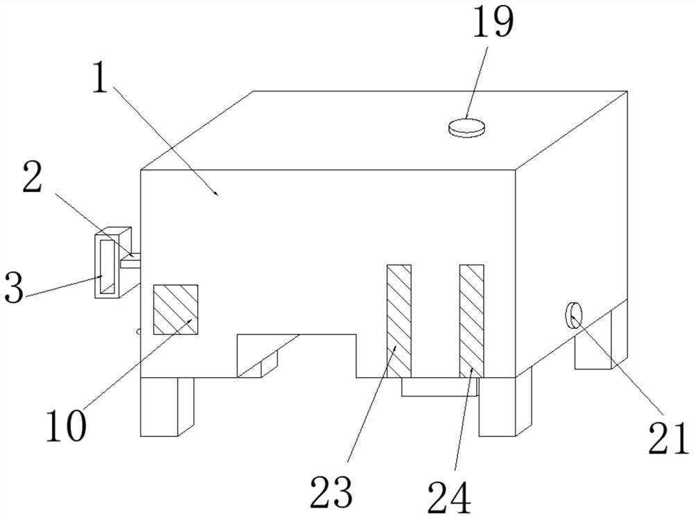 Purification device for domestic sewage treatment