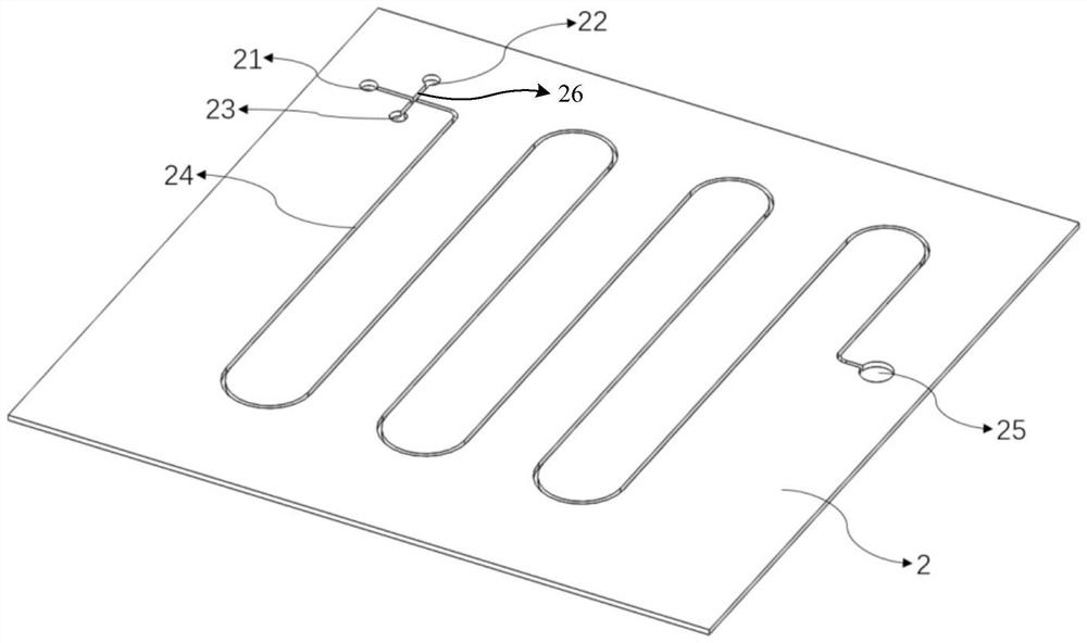 Micro capillary electrophoresis chip and preparation method thereof