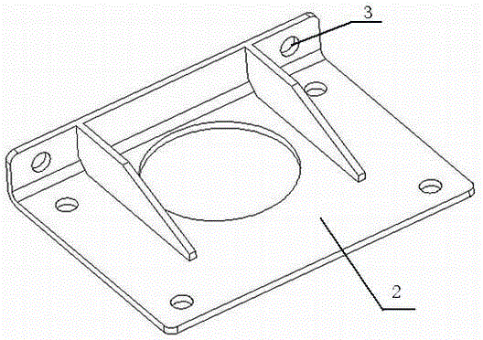 Mounting equipment for barometric-brake air regeneration storage cylinder