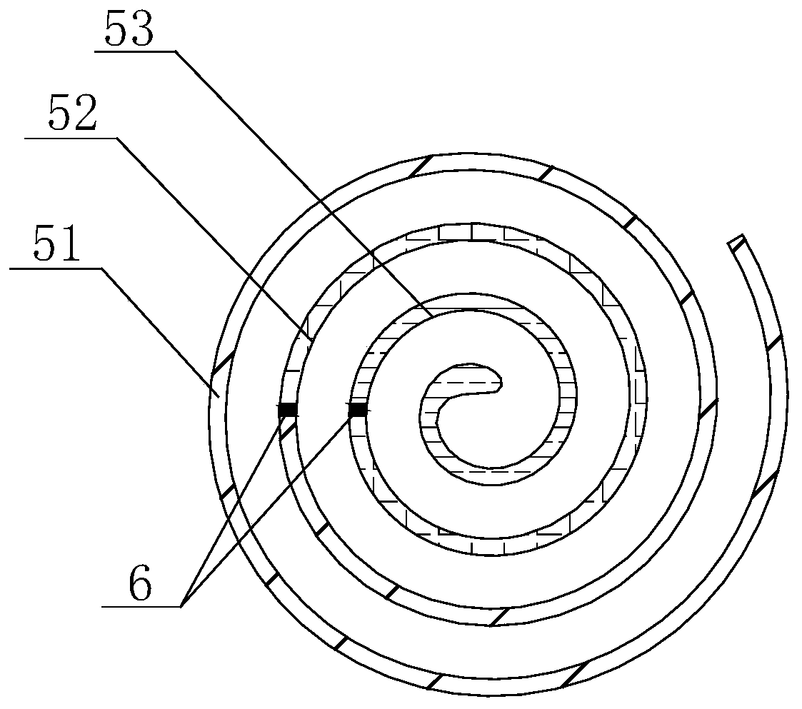 A scroll tooth structure of an oil-free scroll compressor