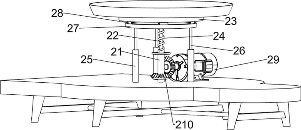 A device for polishing the inner wall of a steaming rack