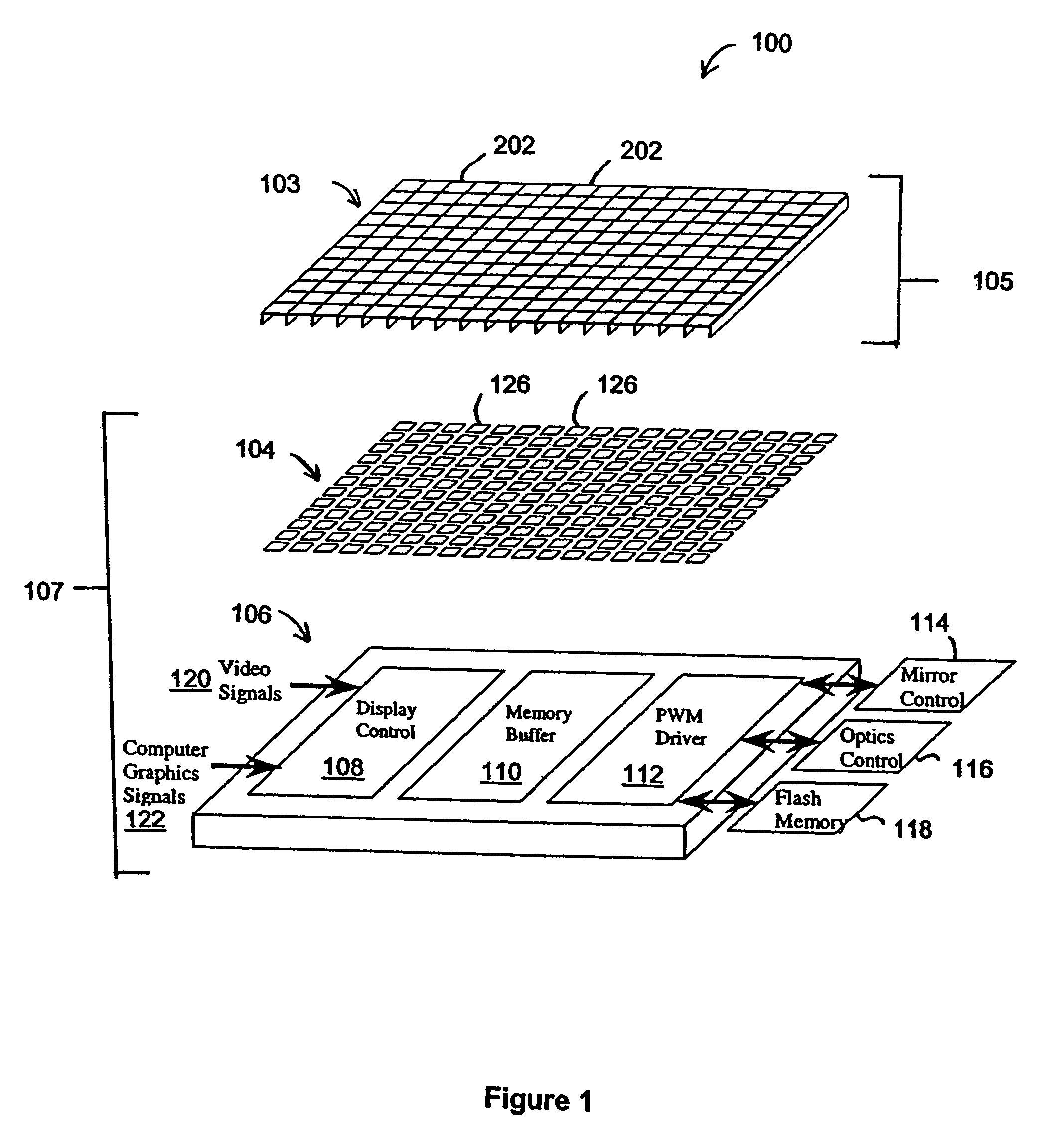 Fabrication of a reflective spatial light modulator