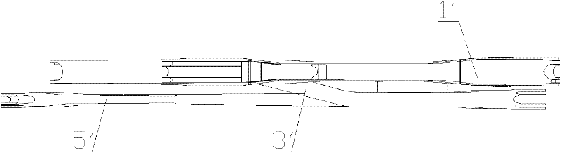 Arm support device and arm support type engineering machine