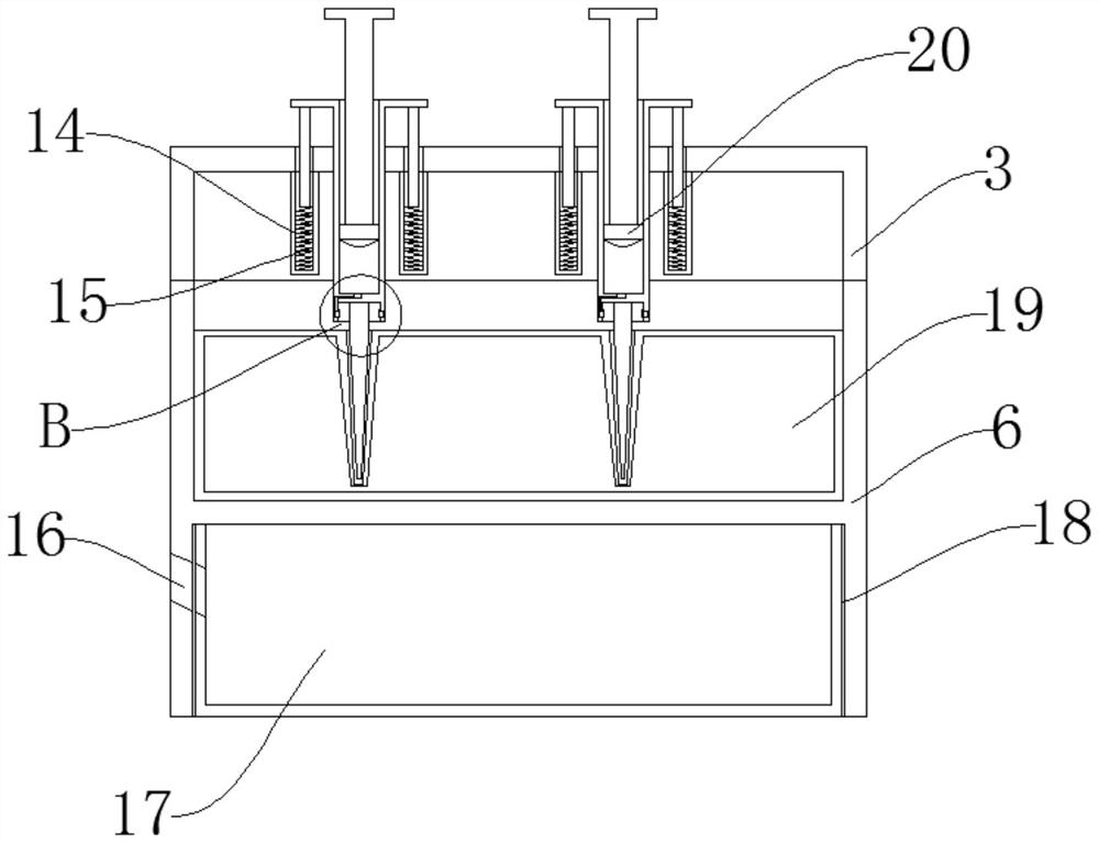 Pipette tip quick arranging and storing box and using method