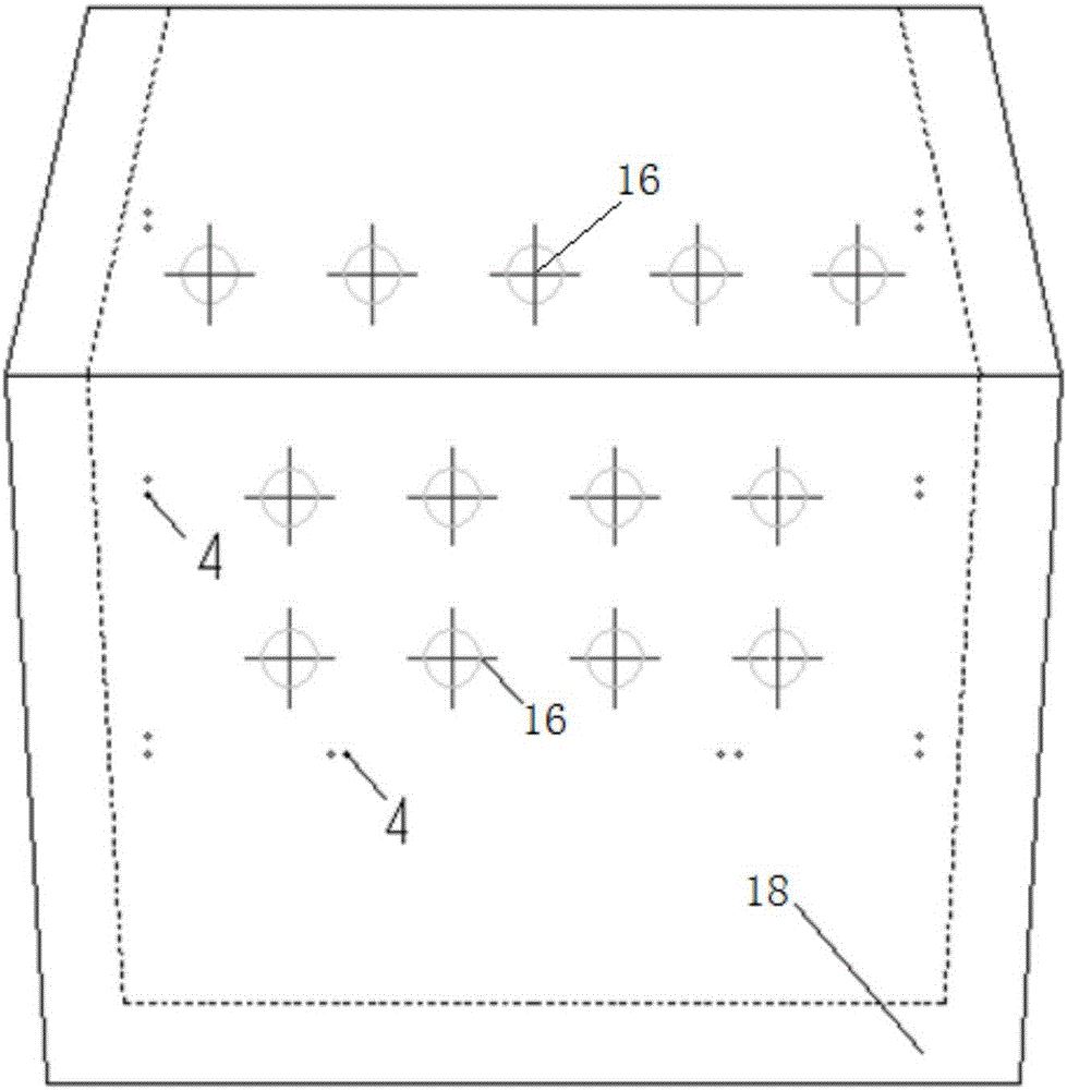 Large-scale bent cap semi-prefabrication construction technical method