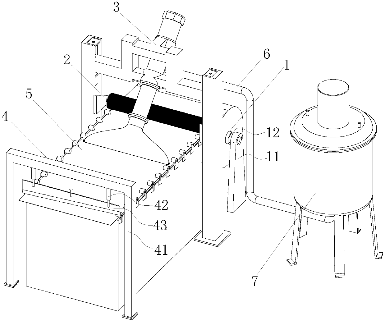 Copper-based resin prepreg production equipment for mobile communication circuit boards