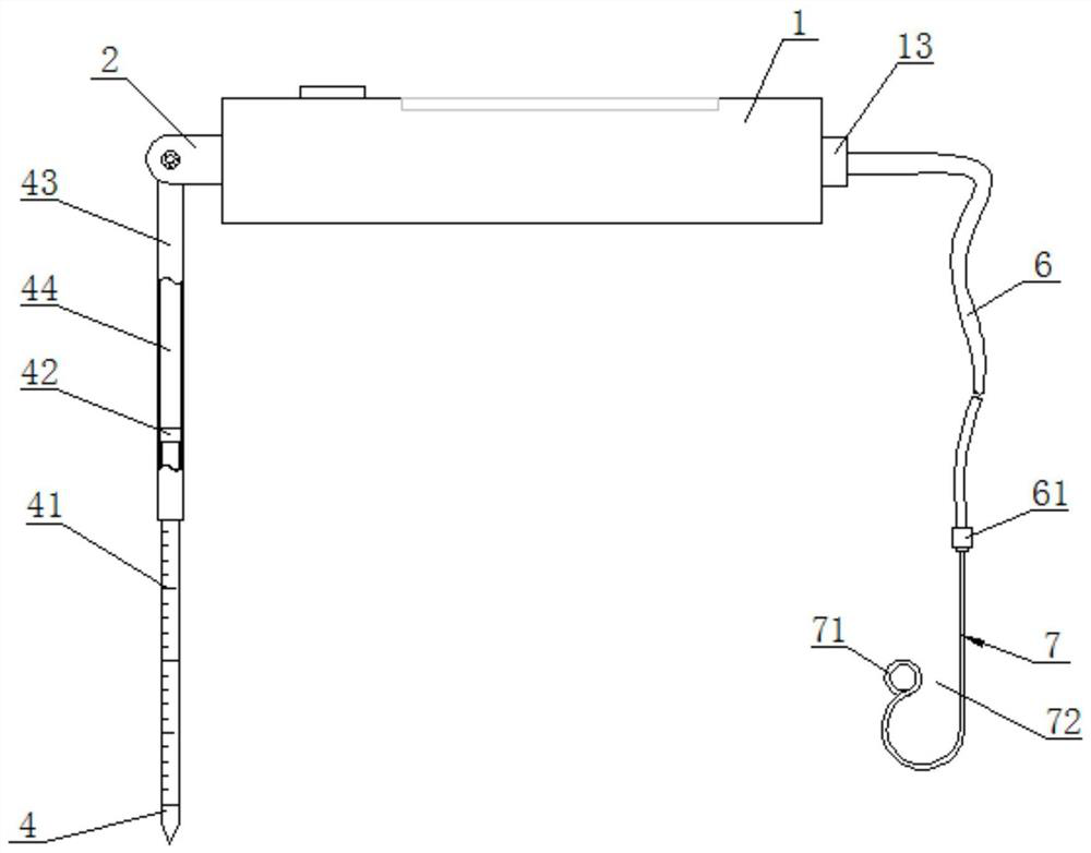 Multifunctional telescopic root canal measuring instrument