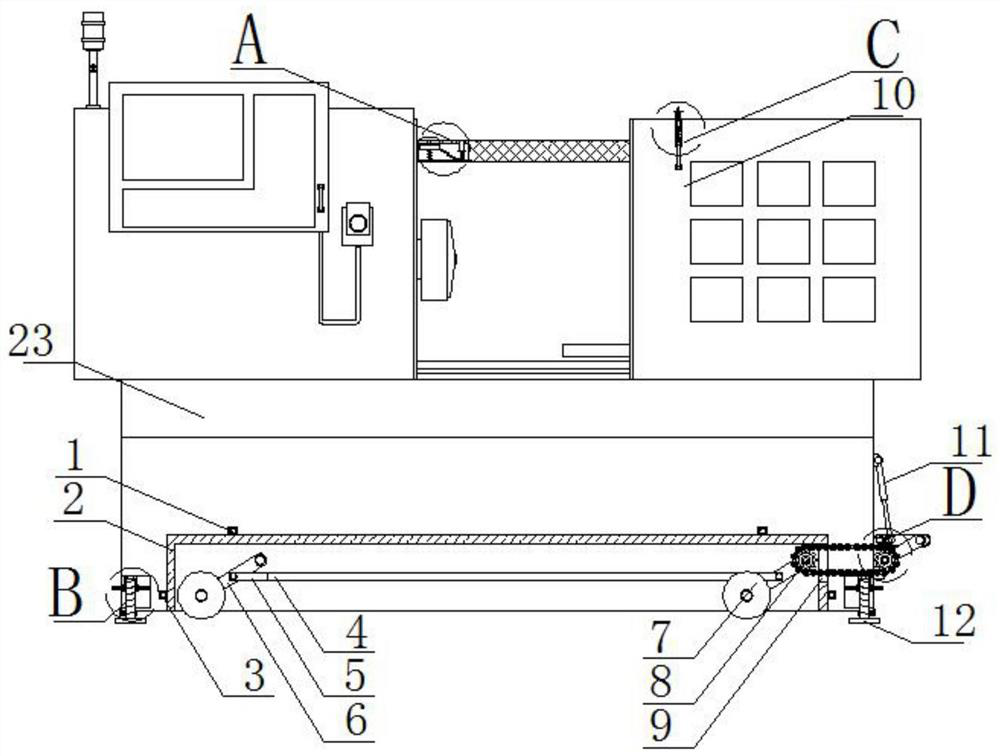 A precision CNC machine tool